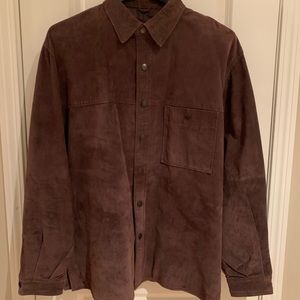 Natural Issue - men’s leather button down top.  Size is XL like new condition